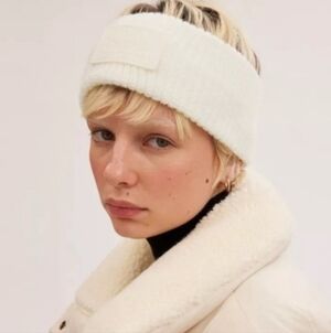 Coach Cream Knit Headband